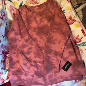 BRAND NEW Pink Camo Workout Sweater